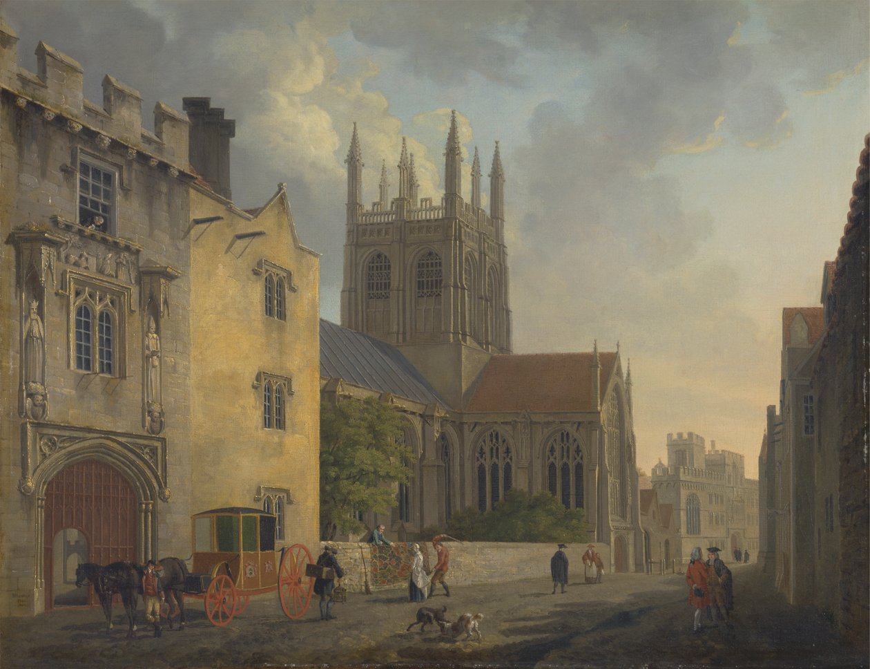 Merton College, Oxford von Michael Angelo Rooker