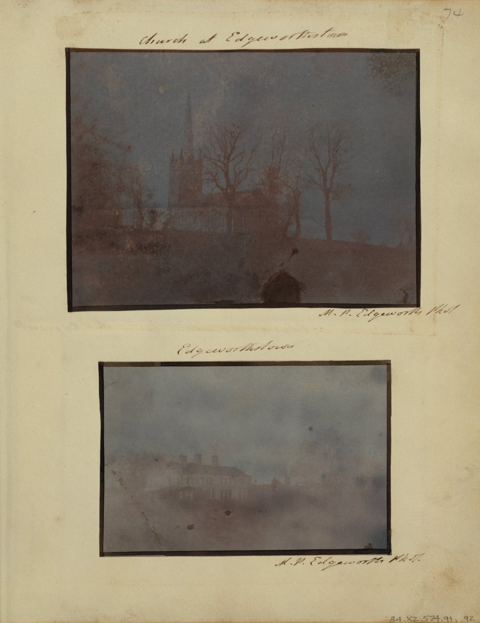 Die Kirche in Edgeworthstown von Michael Pakenham Edgeworth