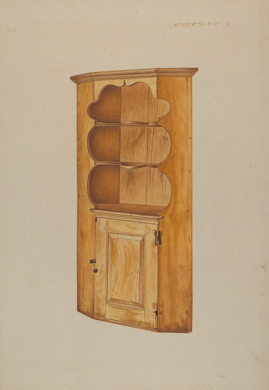 Eckschrank, ca. 1938 von Michael Riccitelli