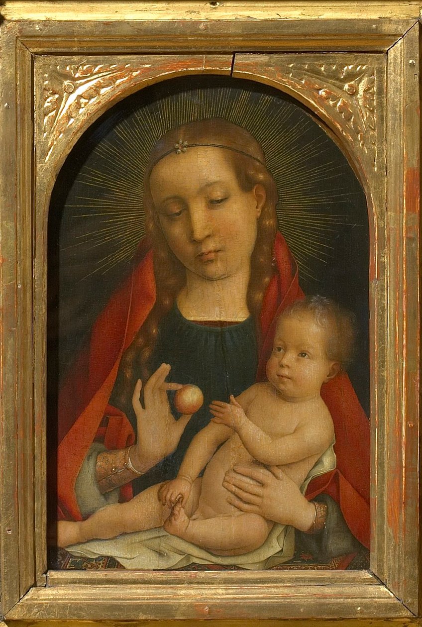 Die Jungfrau und das Kind, ca. 1485 von Michael Sittow