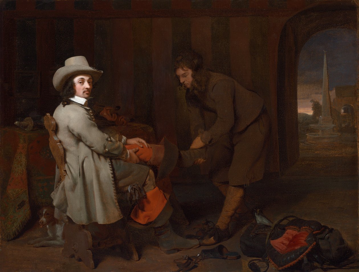 Anthonij de Bordes und sein Diener von Michael Sweerts