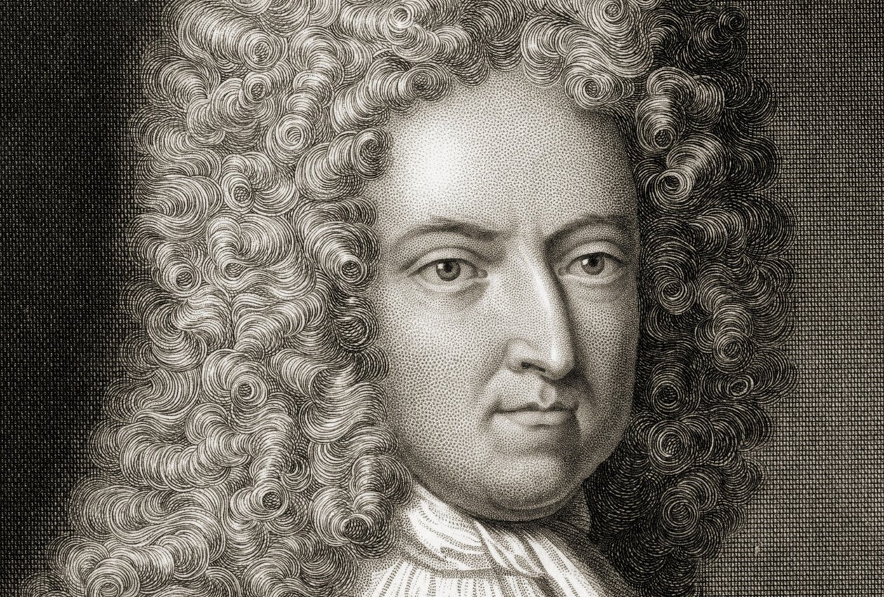 Daniel Defoe 1660-1731 (Detail), frühes 18. Jahrhundert von Michael Vandergucht