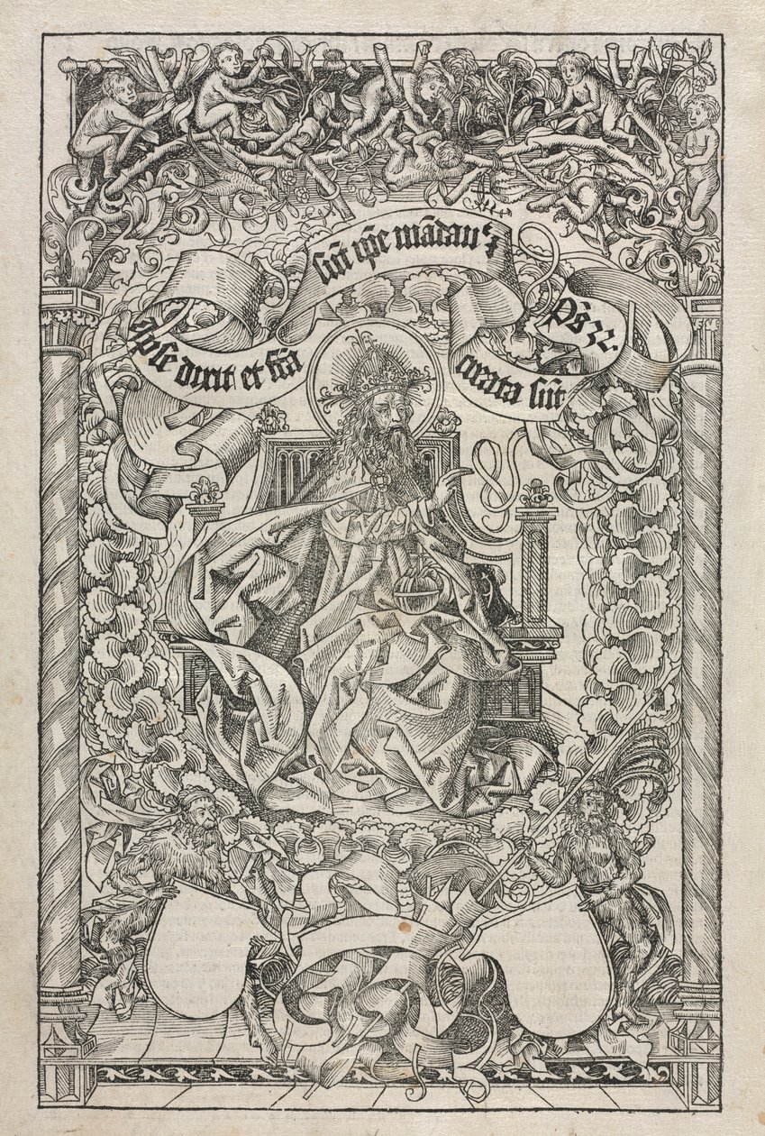 Nürnberger Chronik: Das Emblem von Michael Wolgemut