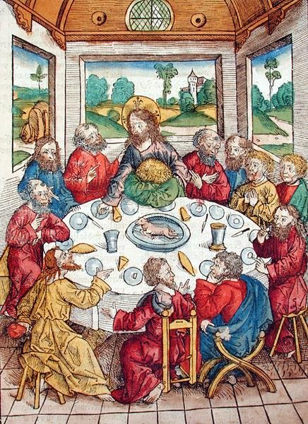 Das letzte Abendmahl von Michael Wolgemut or Wolgemuth