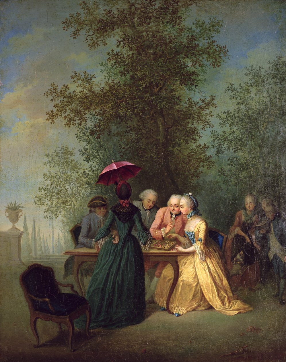 Das Damespiel von Michel Barthelemy Ollivier or Olivier