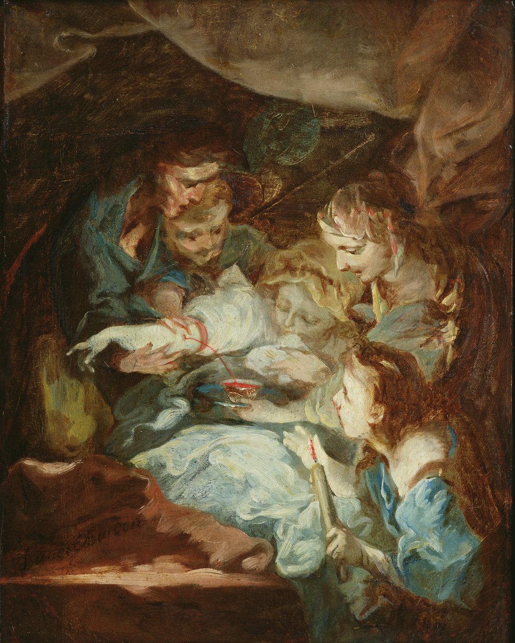 Der Aderlass von Michel Francois Dandre Bardon