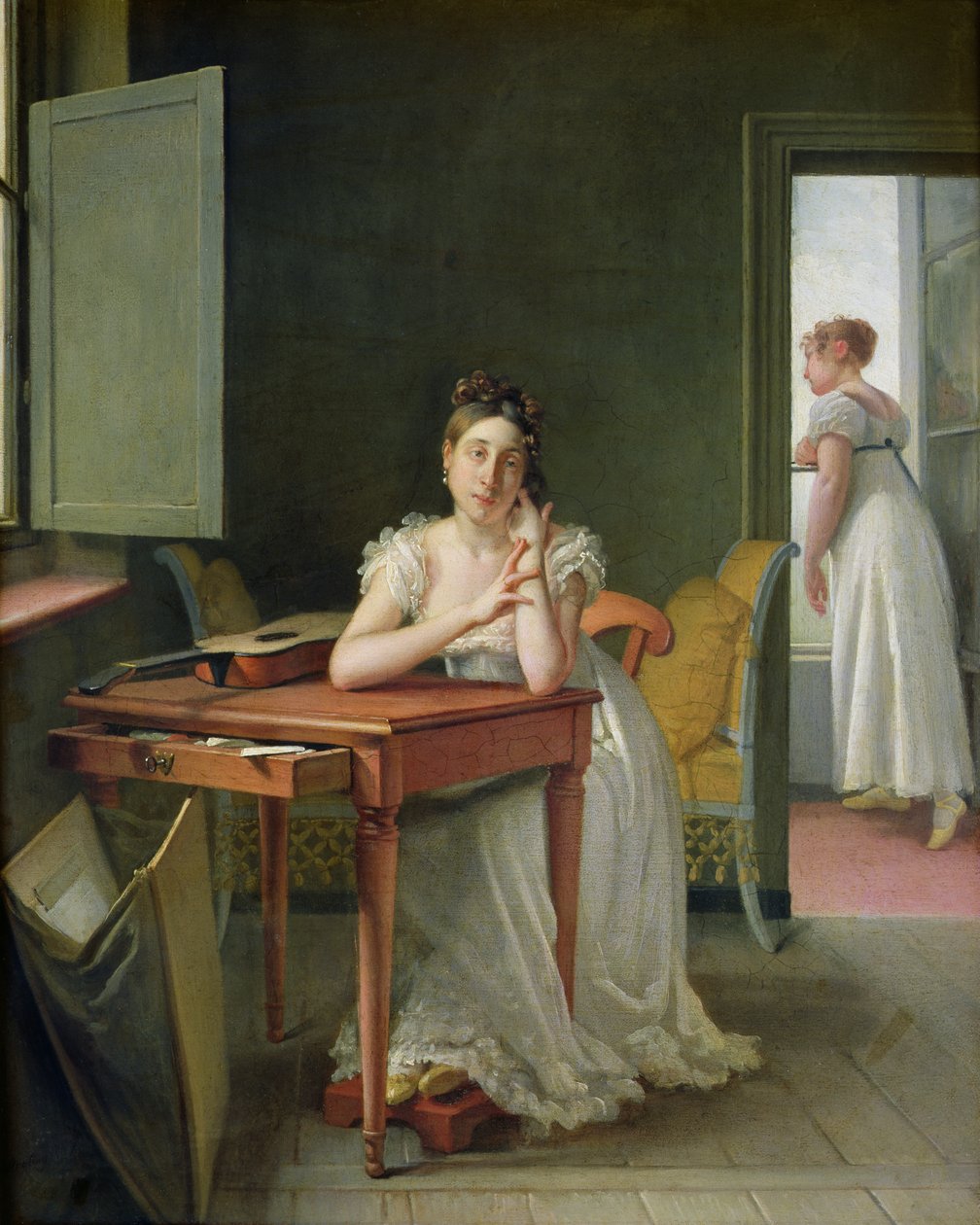 Porträt von Marceline Desbordes-Valmore von Michel Martin Drolling