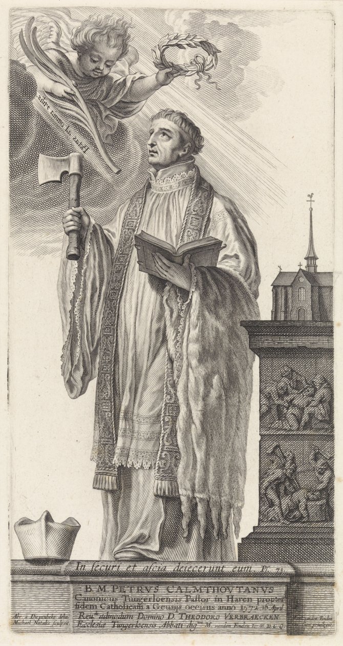 Darstellung von Petrus van Kalmpthout von Michel Natalis