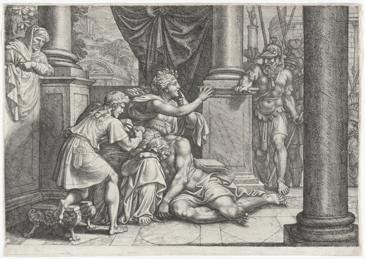 Samson und Delilah von Michel Corneille