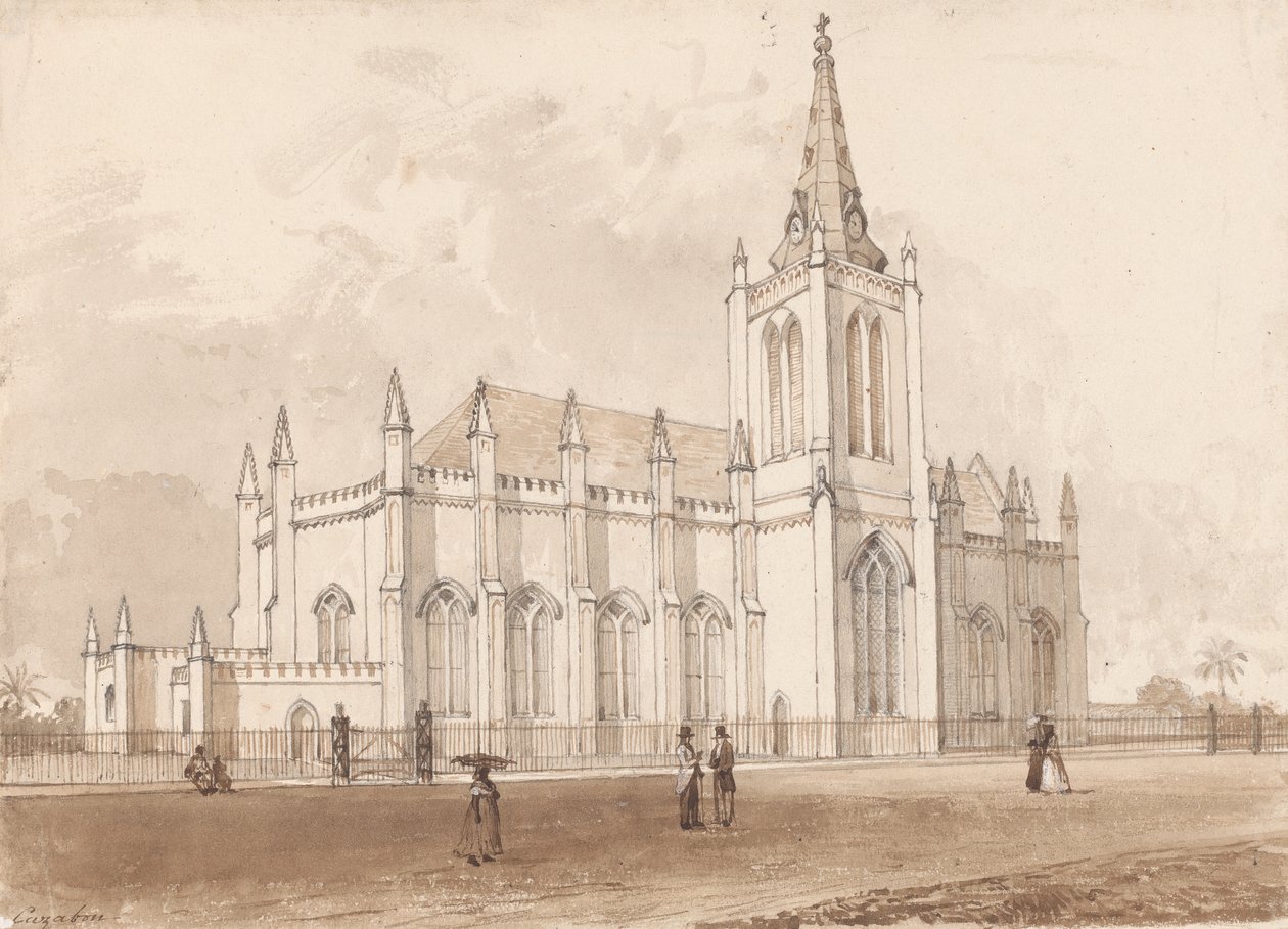 Trinity Church, Port of Spain von Michel Jean Cazabon