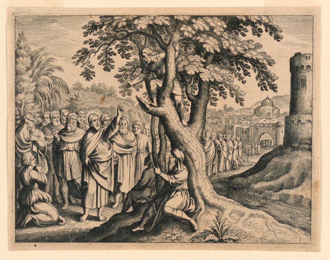 Zachäus der Zöllner von Michel Lasne