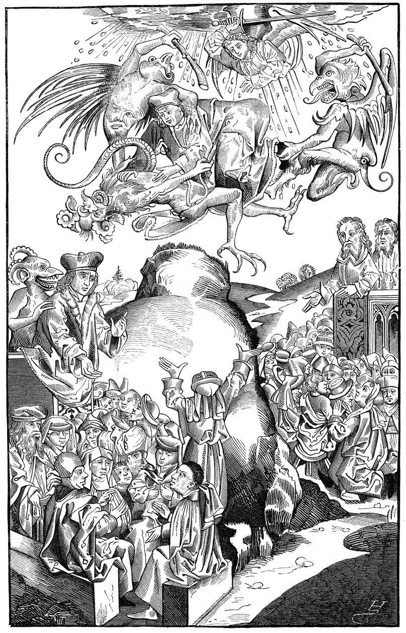 Die Herrschaft des Antichristen, 1493 von Michel Volgemuth