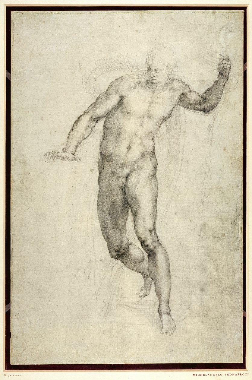 Studie für Das Jüngste Gericht von Michelangelo Buonarroti
