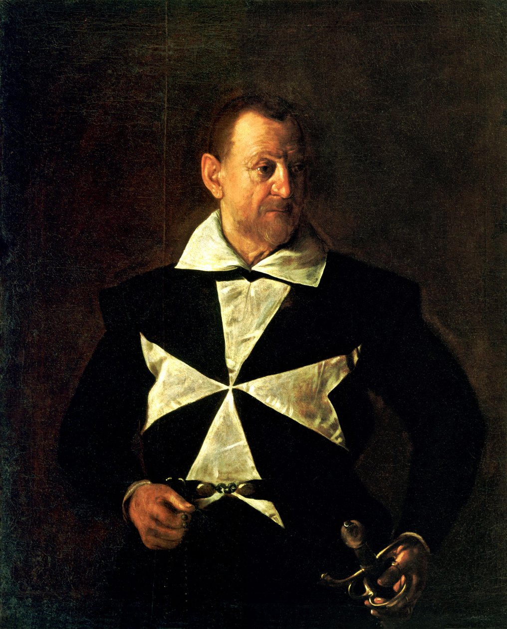 Porträt von Fra Antonio Martelli von Michelangelo Merisi Caravaggio