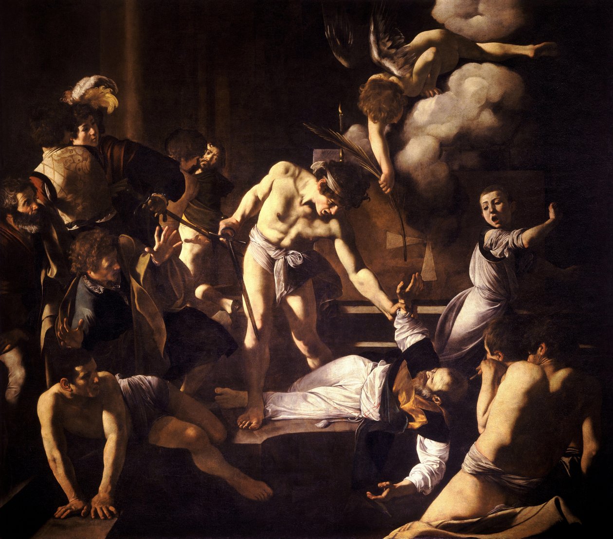 Das Martyrium des Heiligen Matthäus von Michelangelo Merisi Caravaggio