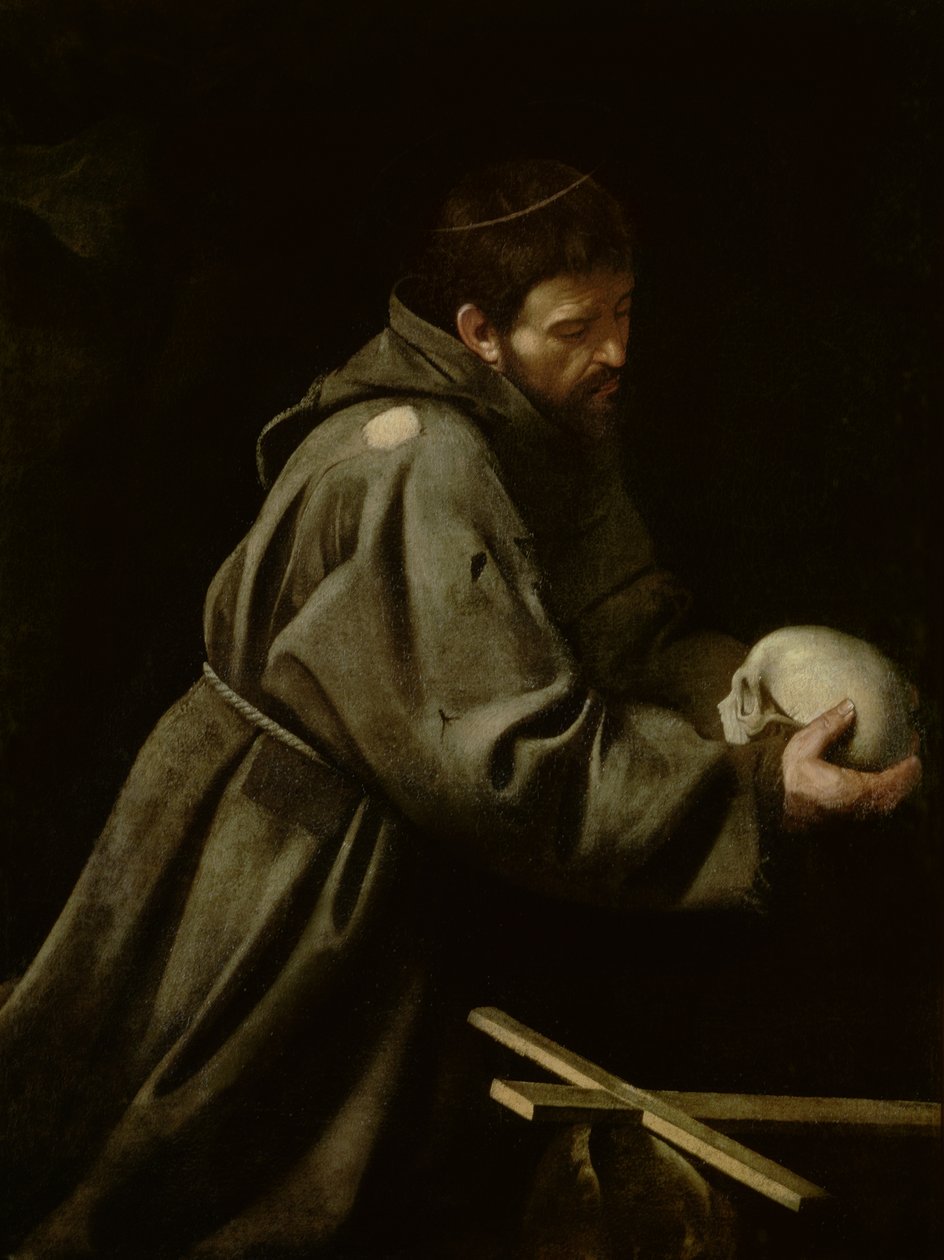 Der heilige Franziskus in Meditation von Michelangelo Merisi Caravaggio