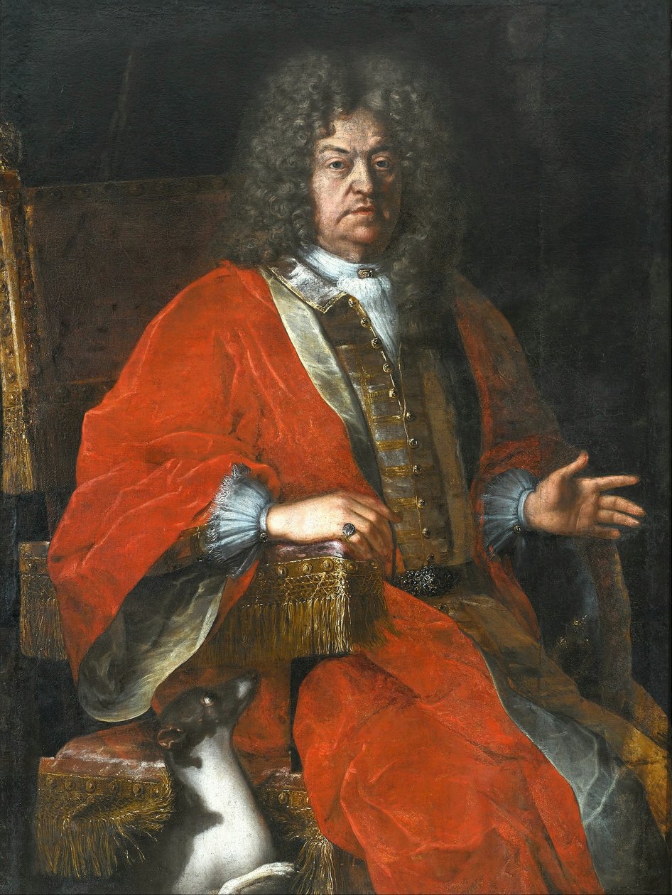 Porträt von Jan Dobrogost Krasiski von Michelangelo Palloni