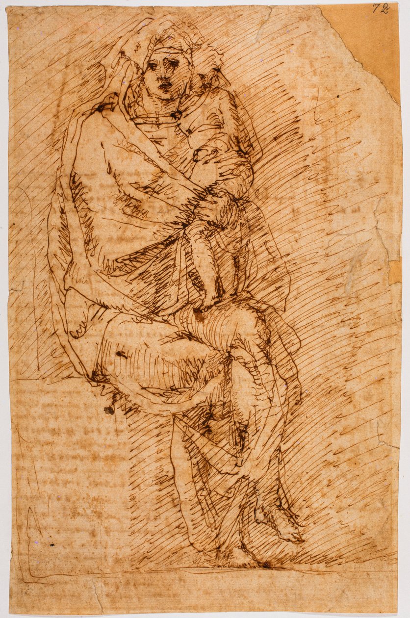 Madonna und Kind von Michelangelo (after) Buonarroti