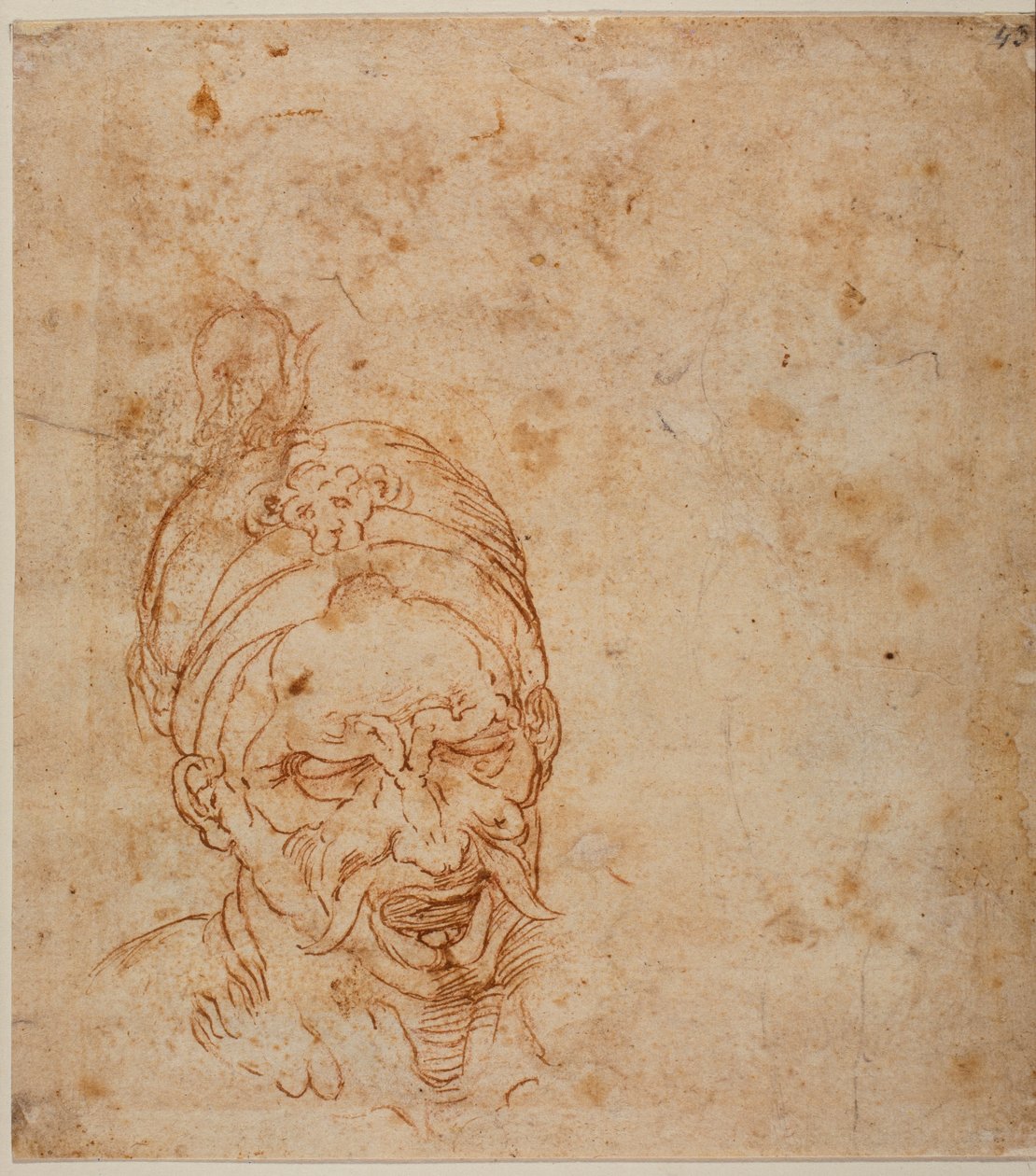 Orientalische Kopfstudie von Michelangelo (after) Buonarroti