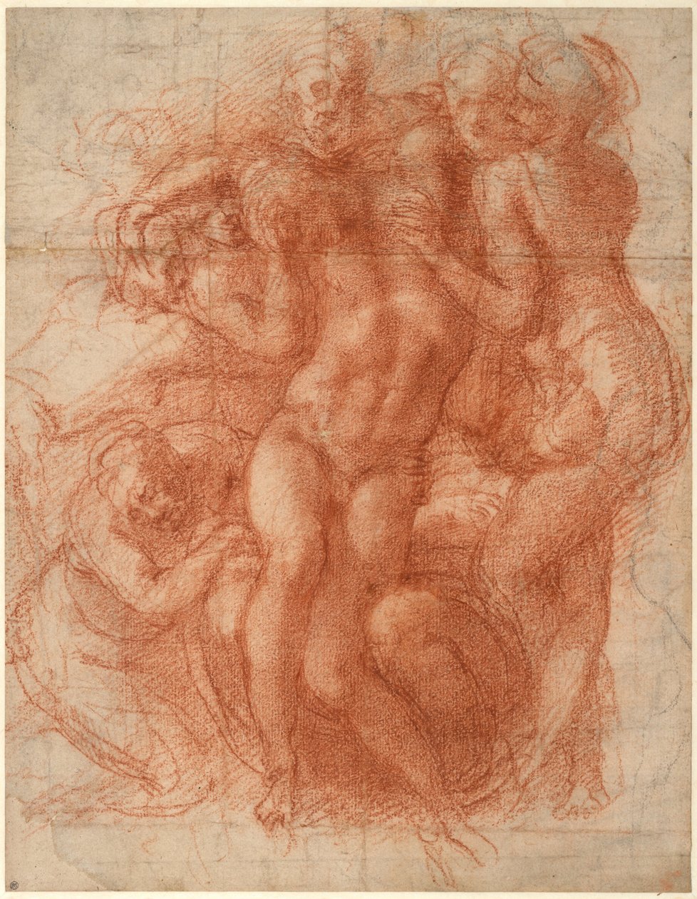 Beweinung (recto), ca. 1530 von Michelangelo