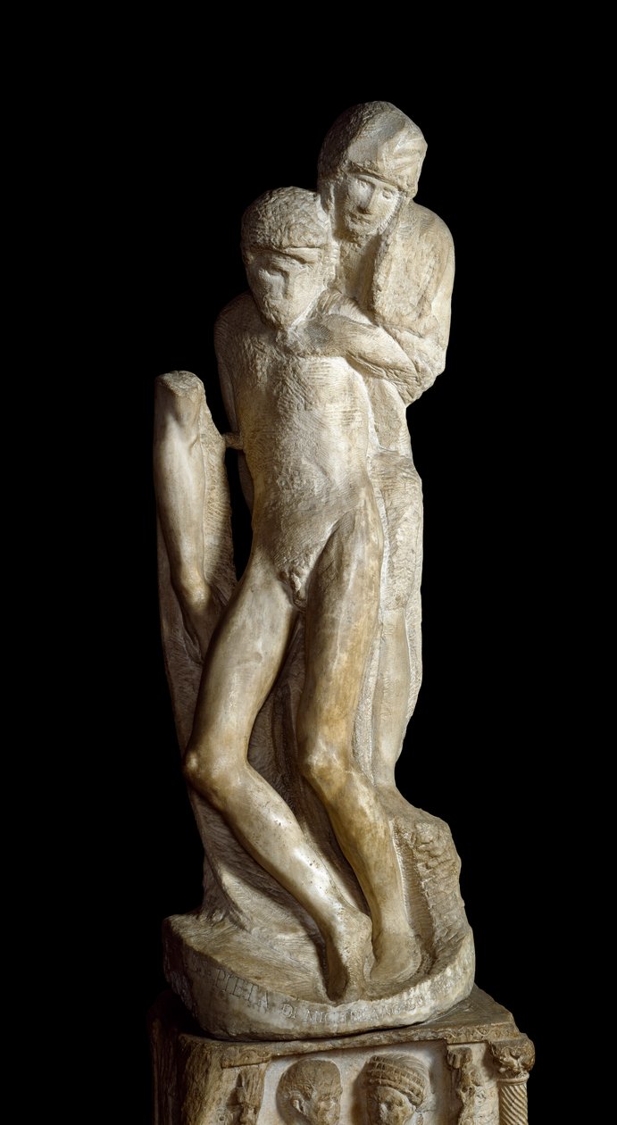 La Pietà Rondanini. Skulptur von Michelangelo Buonarroti