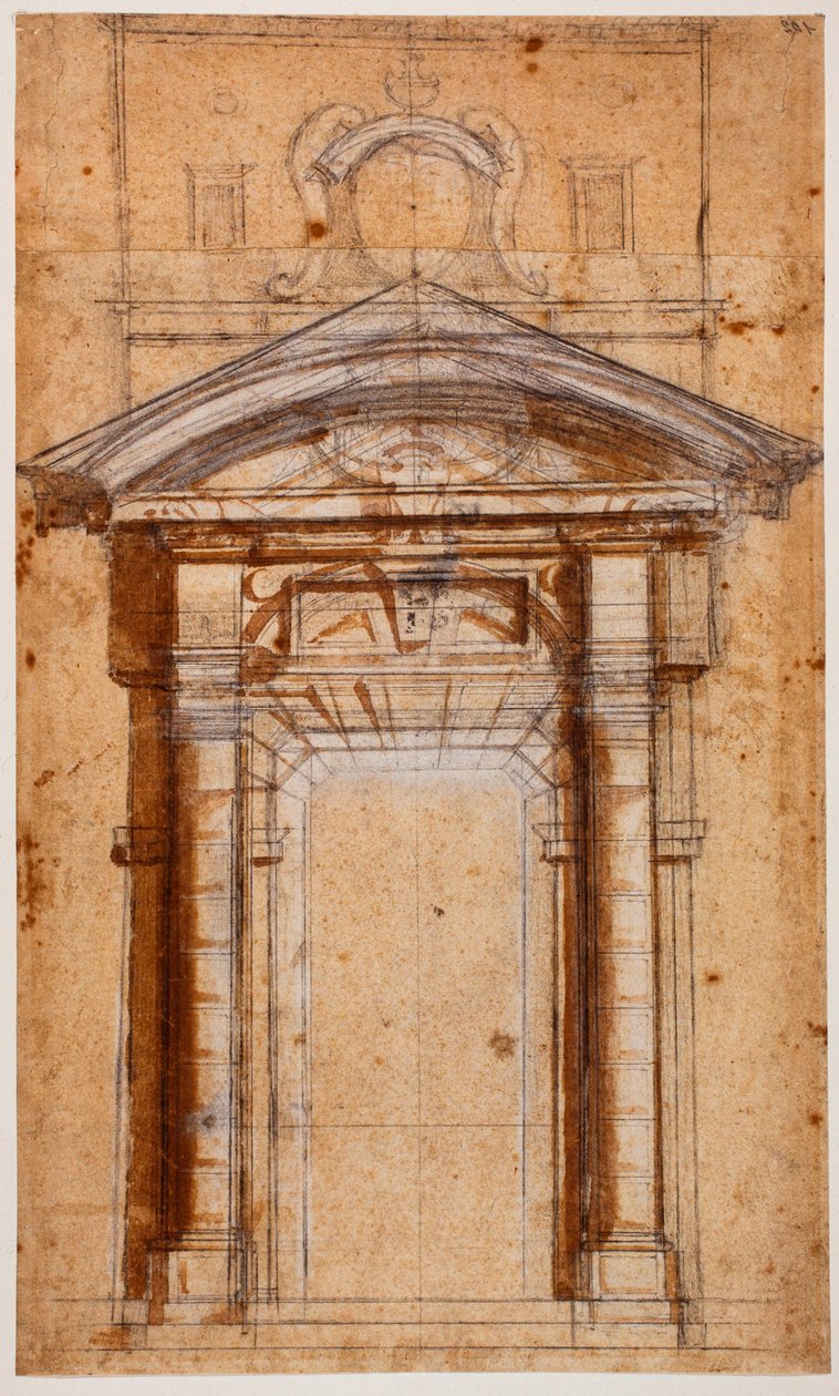 Studie für Porta Pia von Michelangelo Buonarroti
