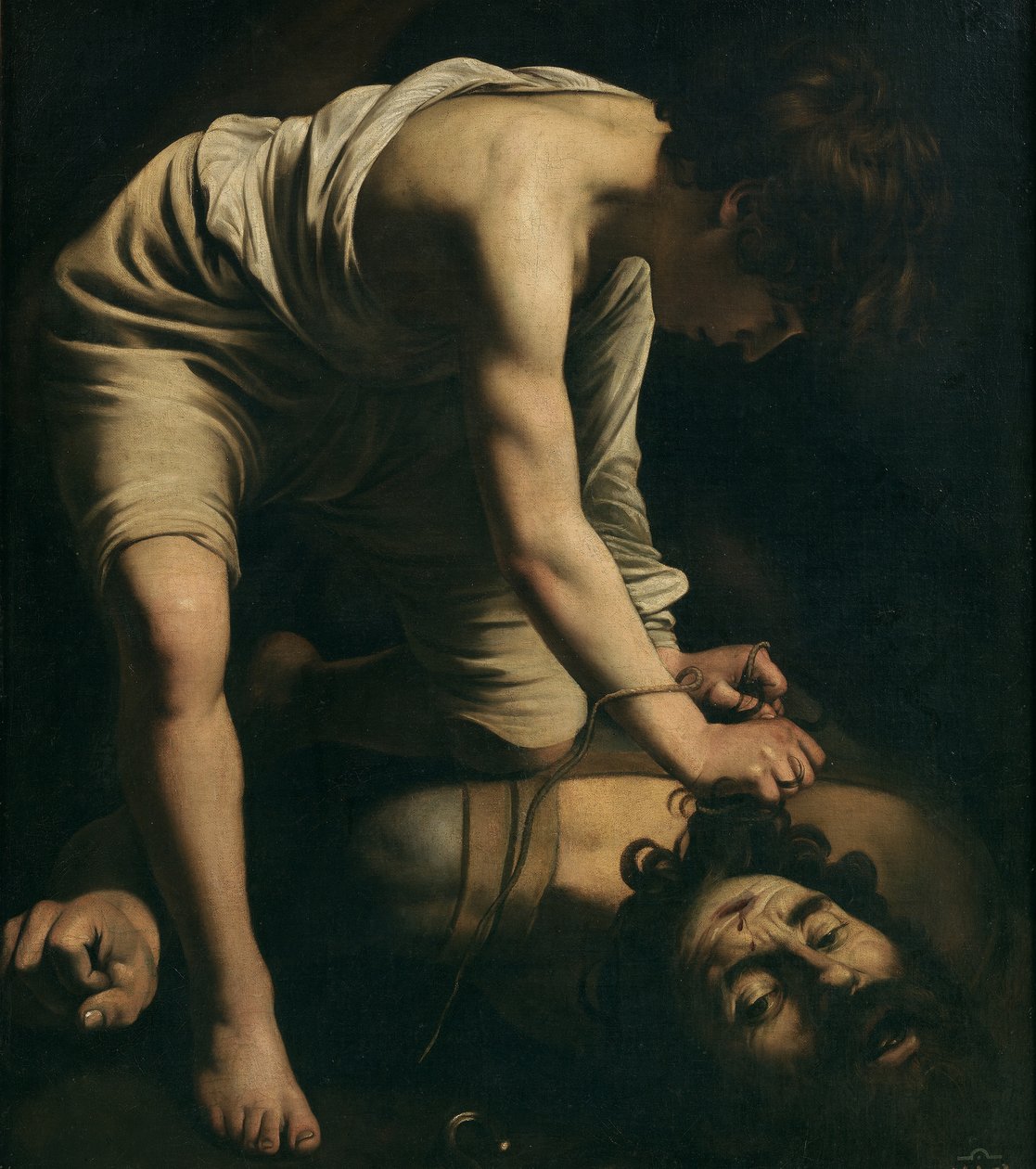 David mit dem Kopf von Goliath von Michelangelo Merisi Caravaggio