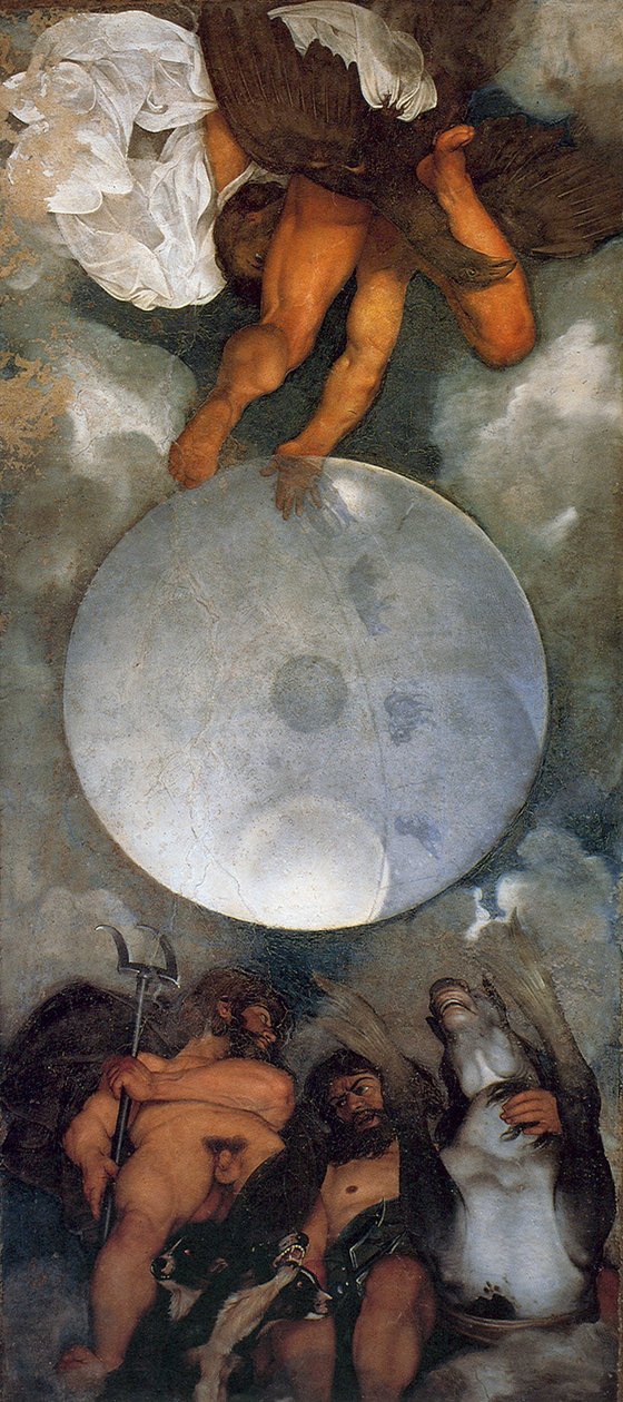 Jupiter, Neptun und Pluto, ca. 1597 von Michelangelo Merisi Caravaggio