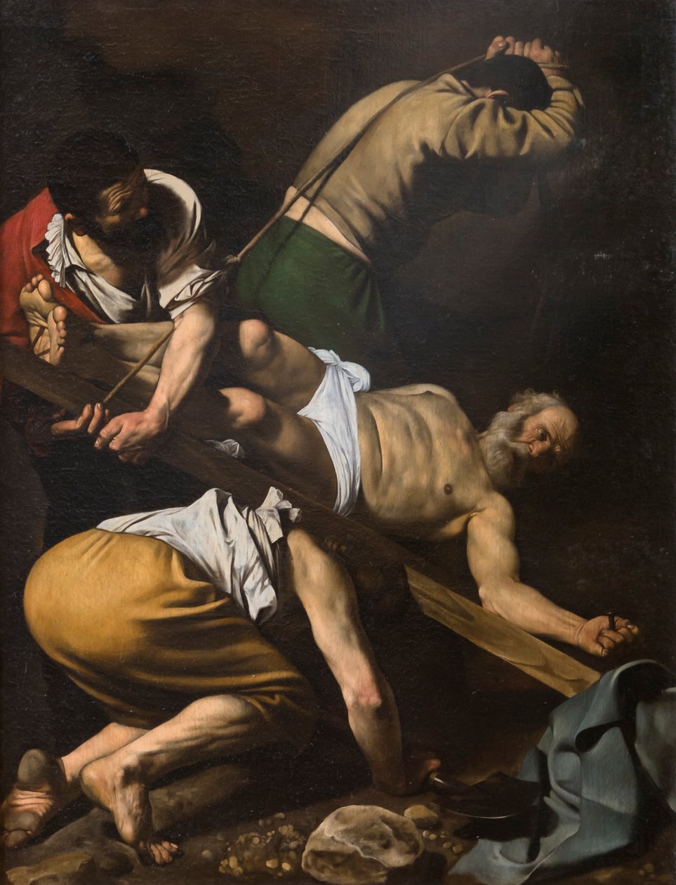 Kreuzigung des Heiligen Petrus von Michelangelo Merisi da Caravaggio