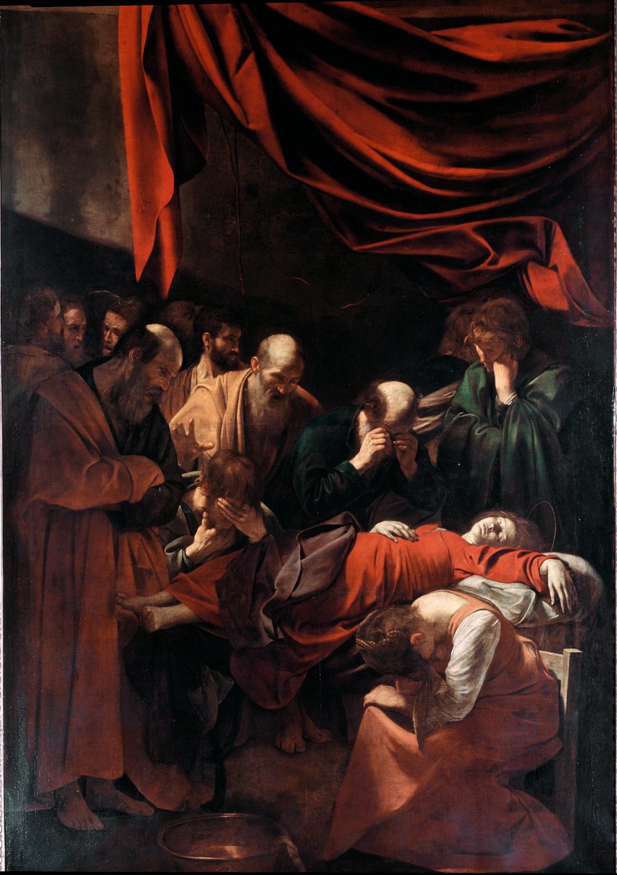 Der Tod der Jungfrau von Michelangelo Merisi da Caravaggio
