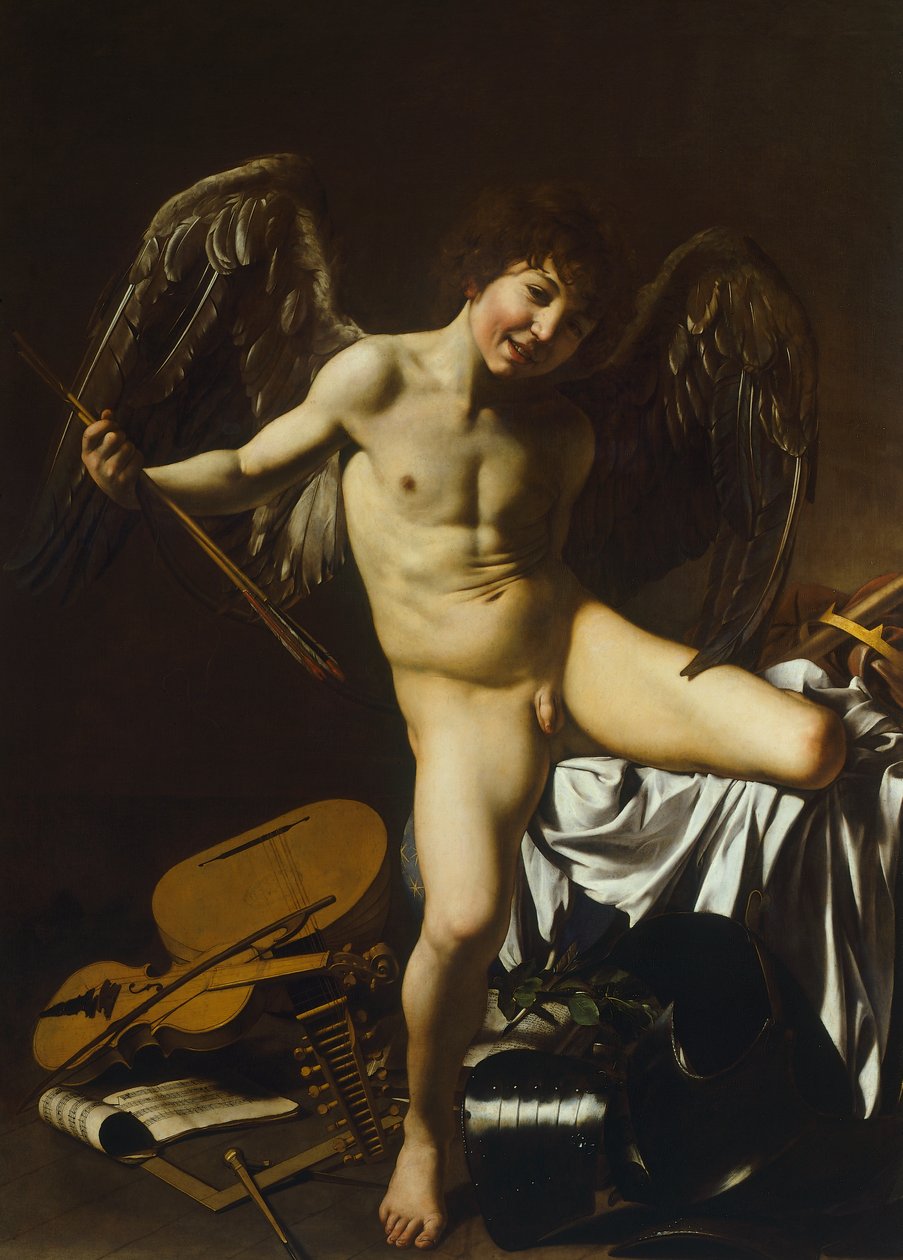 Siegreicher Amor von Michelangelo Merisi da Caravaggio