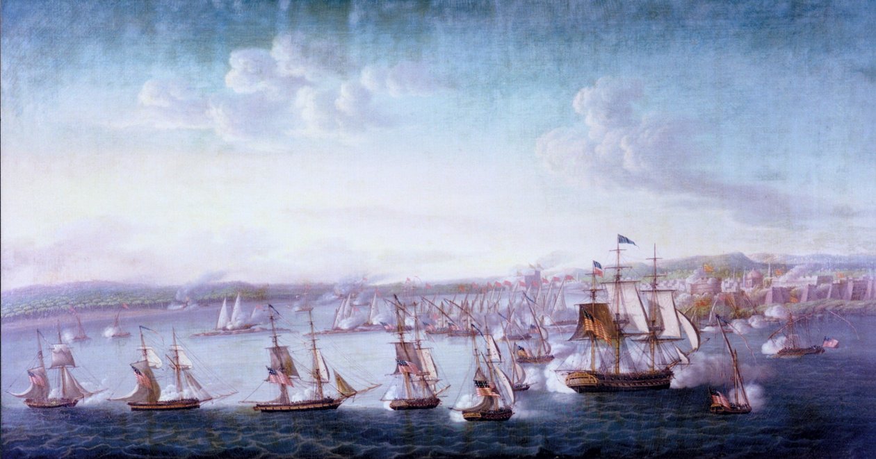 Bombardierung von Tripolis von Michele Felice Corne