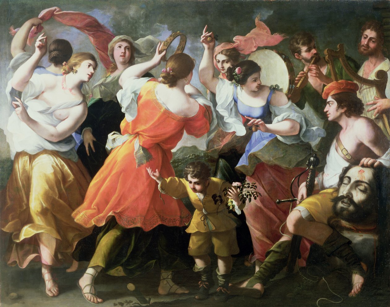 Der Triumph Davids von Michele (monogram M.R. von) Ragoglia