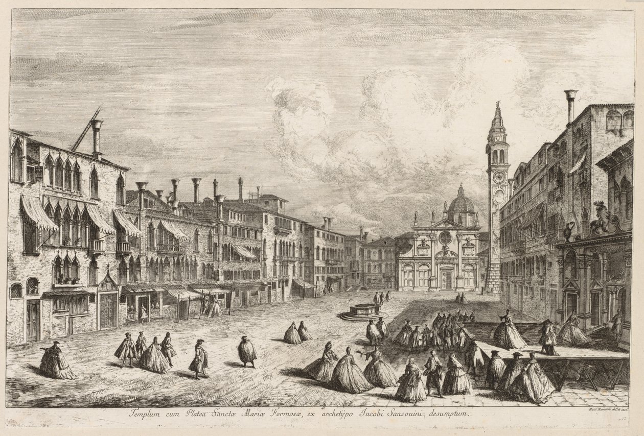 Ansichten von Venedig: S. Maria Formosa von Michele Marieschi