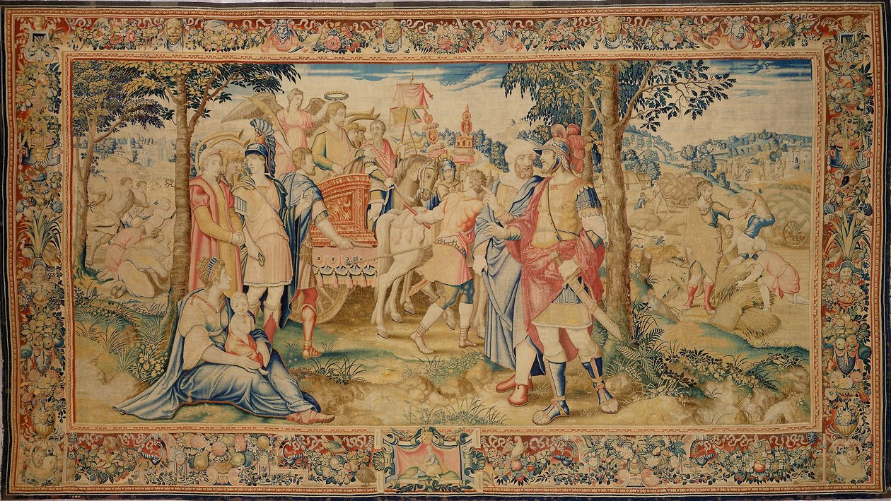 Joseph Herrscher über Ägypten (Wandteppich) von Michiel I Coxcie