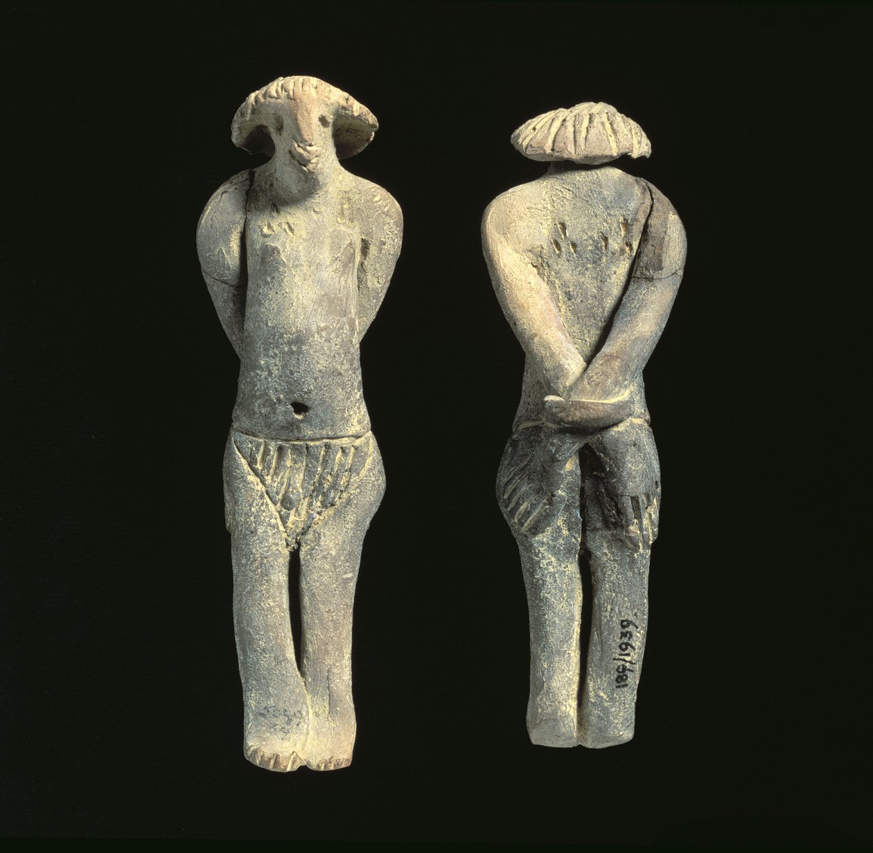 Statuette einer gefesselten und nackten Frau, 12.-13. Dynastie, ca. 1862-1648 v. Chr. von Middle Kingdom Egyptian