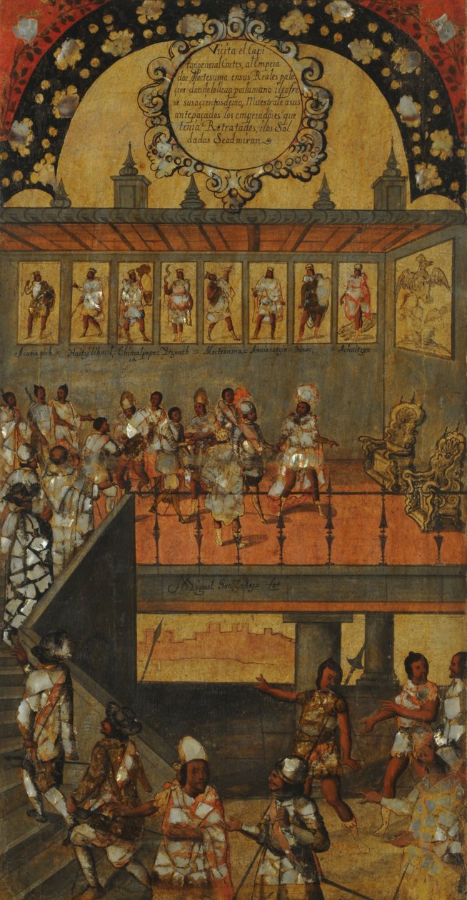 Die Eroberung Mexikos, Tafel XII von Miguel Gonzales