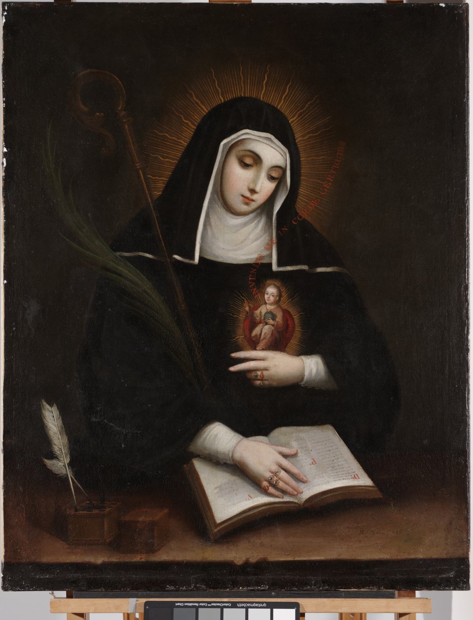 Heilige Gertrud (Santa Gertrudis) von Miguel Cabrera