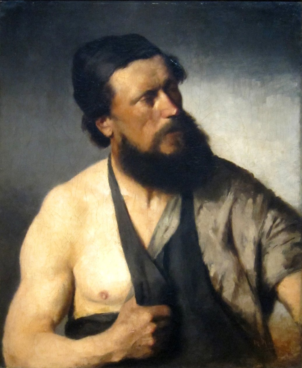 Der Dorfschmied von Mihály Munkácsy