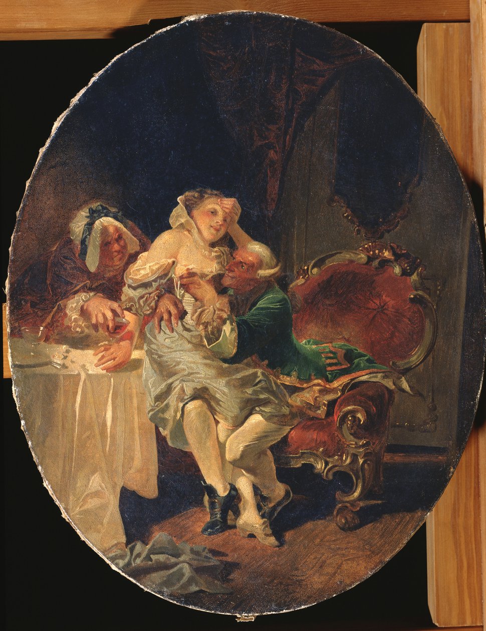 Der Verführer, 1891 von Mihaly von Zichy