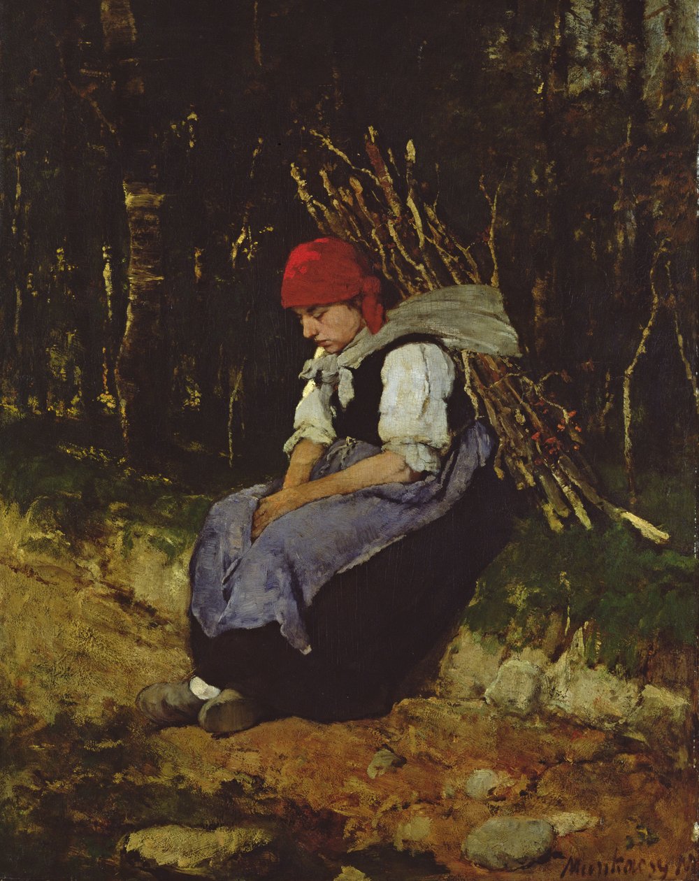 Der Zweigsammler von Mihály Munkácsy