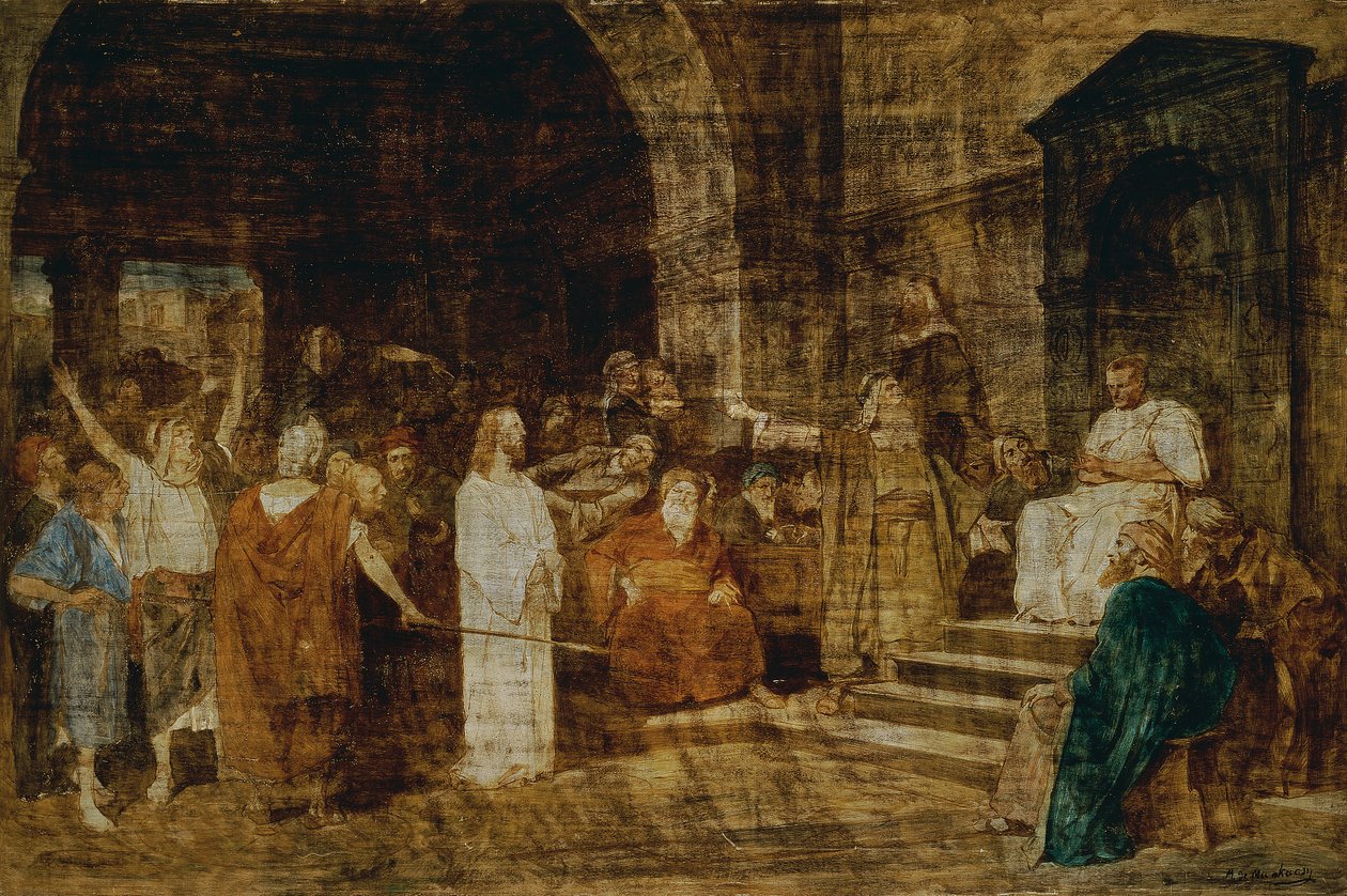 Christus vor Pilatus von Mihály von Munkácsy