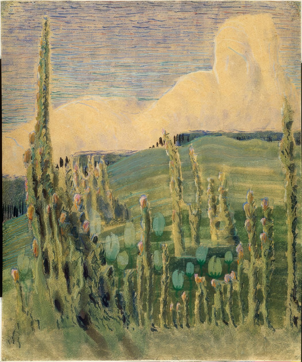 Sommer (III) von Mikalojus Konstantinas Čiurlionis
