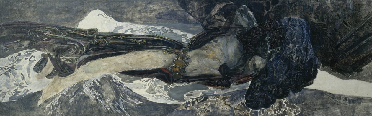 Fliegender Dämon von Mikhail Aleksandrovich Vrubel