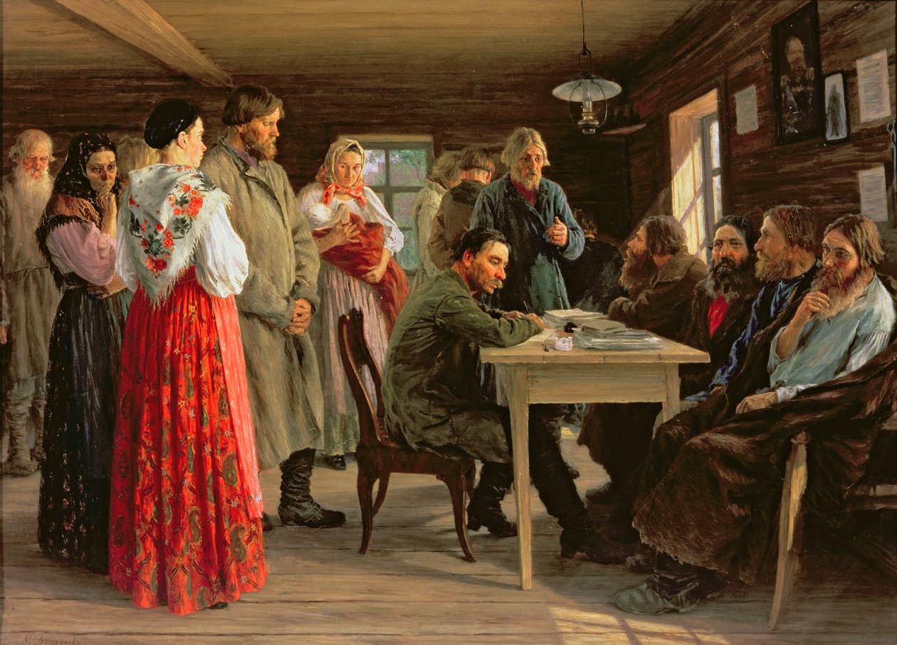 Ein Bezirksgericht, 1888 von Mikhail Ivanovich Zoshchenko