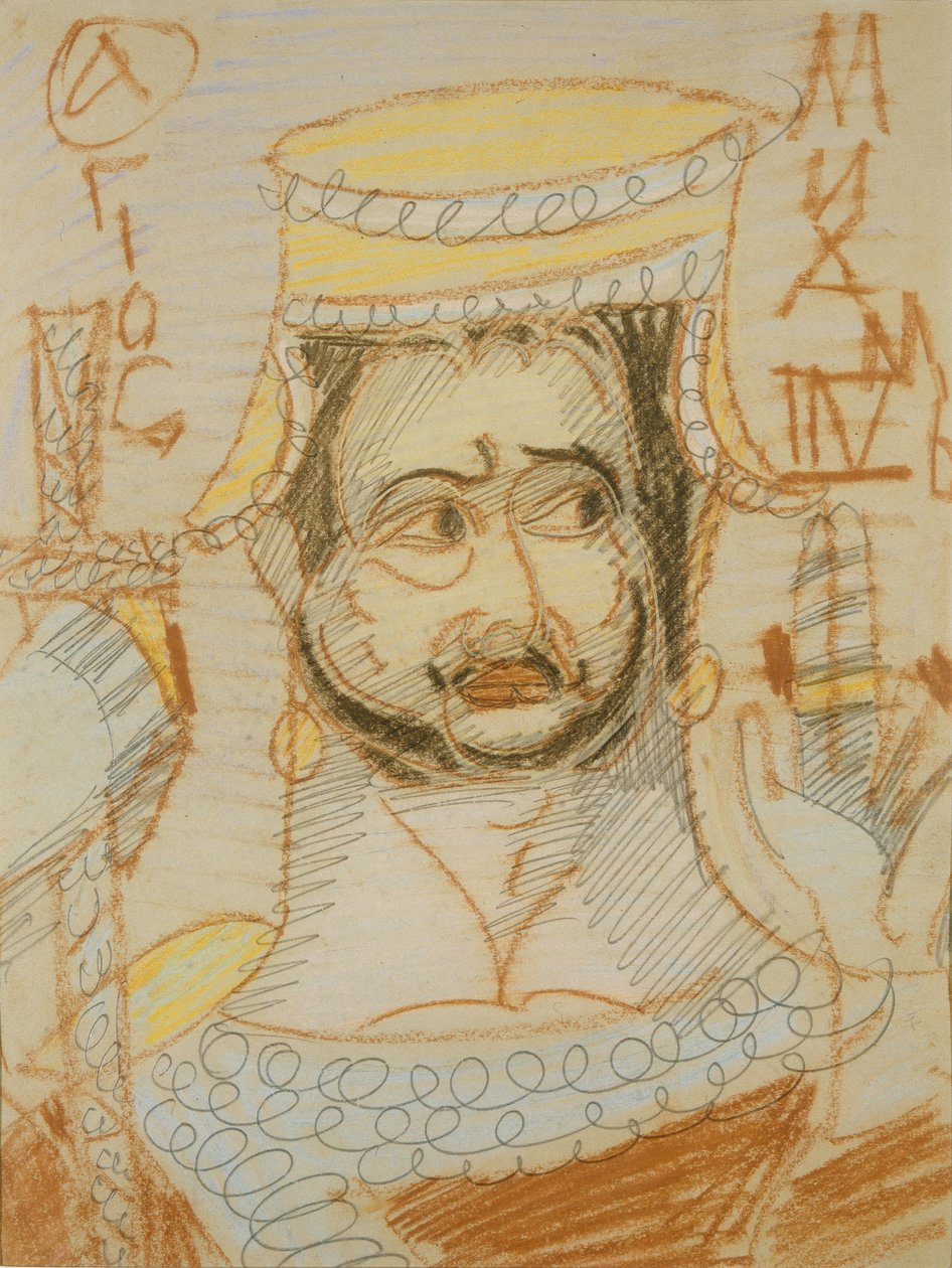 Erzengel Michael von Mikhail Aleksandrovich Vrubel