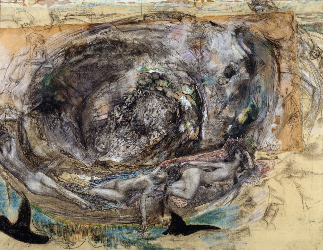 Schattierungen einer Lagune, 1905 von Mikhail Aleksandrovich Vrubel