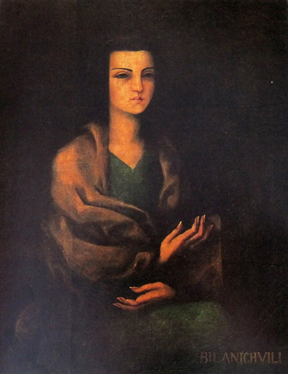 Porträt einer georgischen Frau von Mikheil Bilanishvili