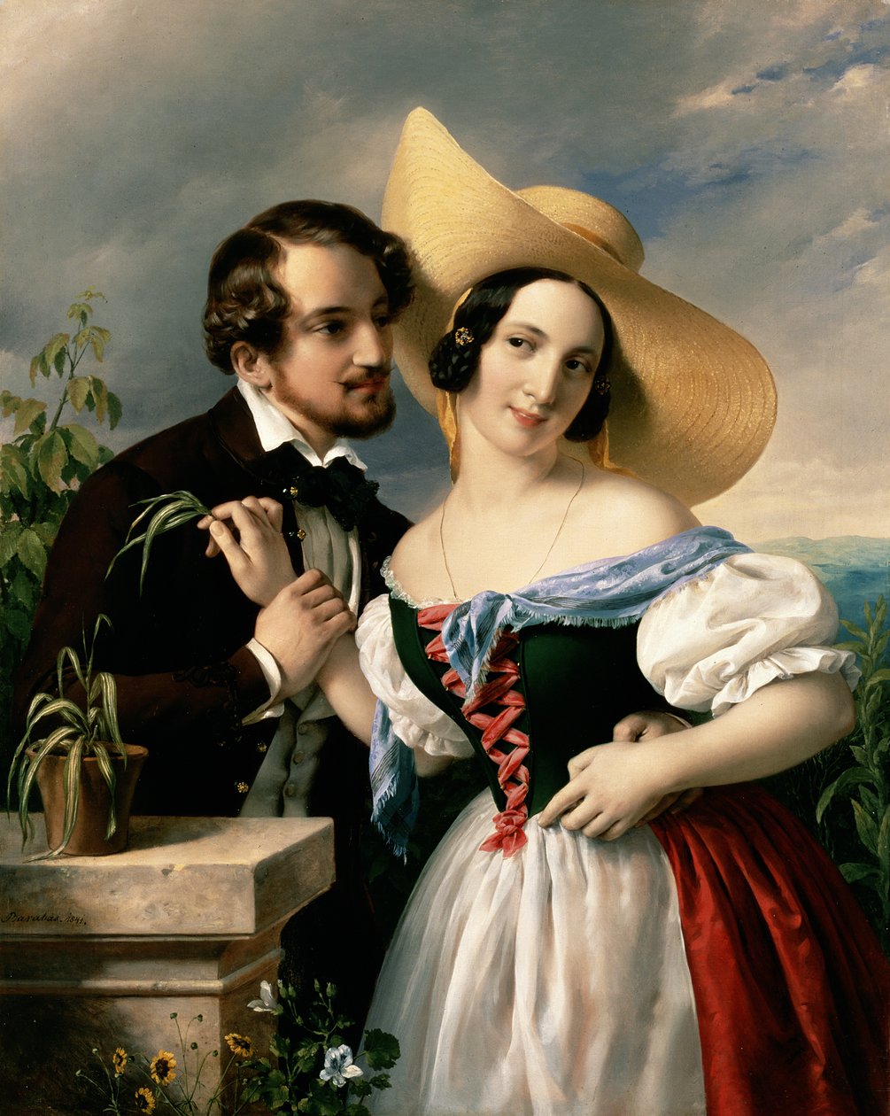 Flirt von Miklós Barabás