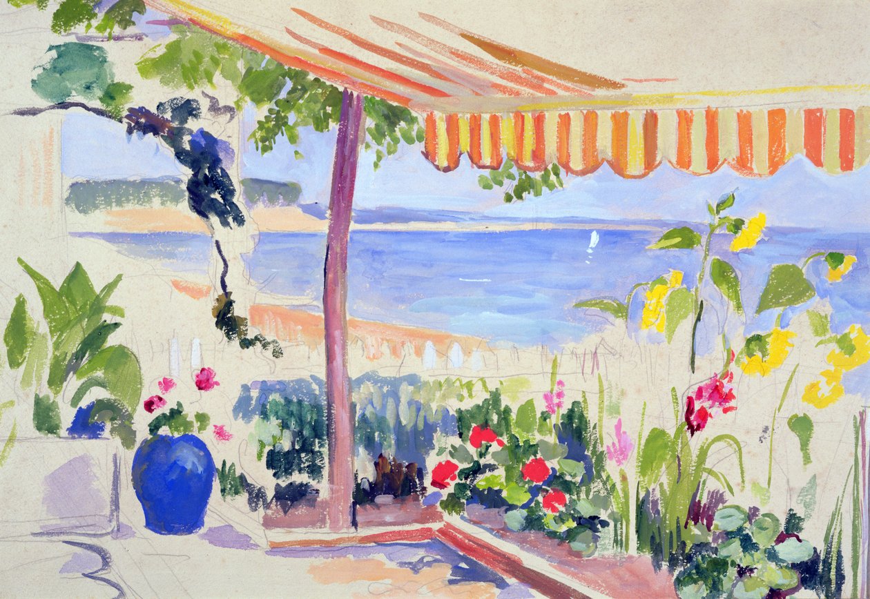 Blick auf das Becken von Arcachon von Mildred Bendall